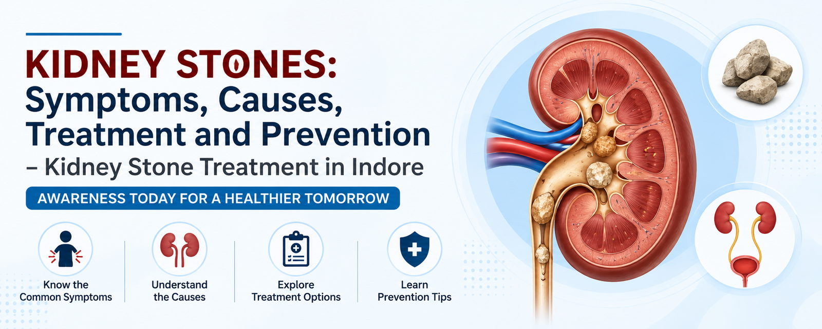 Kidney Stones: Symptoms, Causes, Treatment and Prevention – Kidney Stone Treatment in Indore